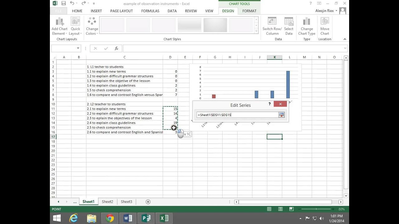 How To Create A Comparison Chart In Excel 2013