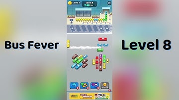 🚌 Bus Fever Level 8 Walkthrough | Step-by-Step Guide 🎮 | SolutionGuruji