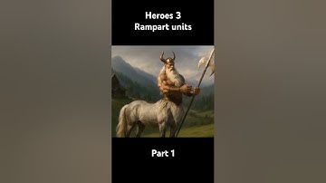 Heroes 3 - rampart units comes to life