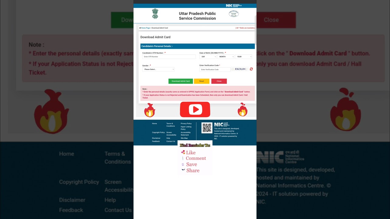 UPPSC 2024 ADMIT CARD RELEASED || UP PCS 2024 ADMIT CARD हुआ जारी 