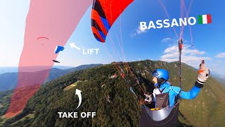 Paragliding Bassano Italy 🇮🇹 XC Flight [ Thermalling + Voice Commentary ]