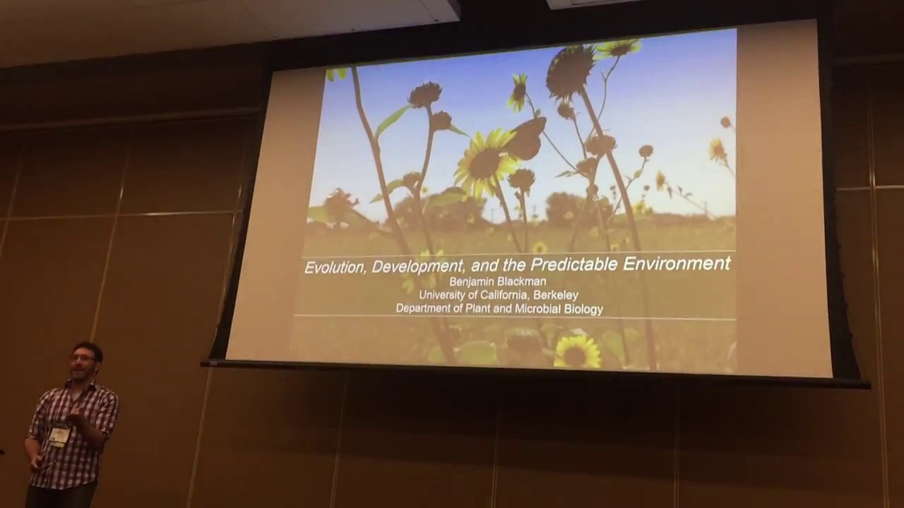 Benjamin Blackman Evolution, Development, and the Predictable