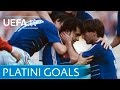 Michel Platini's nine goals for France at EURO 84