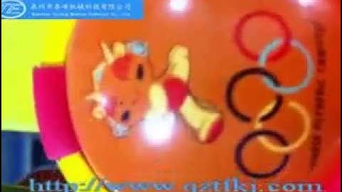 five colors one side balloon printing machine