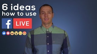 6 ideas how to use facebook live by Evamotion
