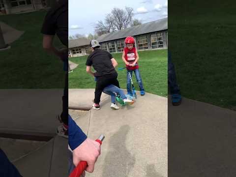 Skater crashes into