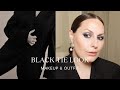 Black tie outfit  makeup look no buy 365 wardrobe challenge