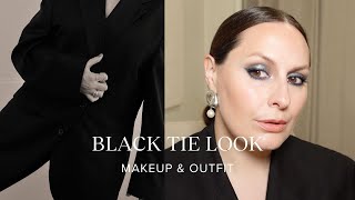 Black Tie Outfit & Makeup Look (No Buy 365 wardrobe challenge)