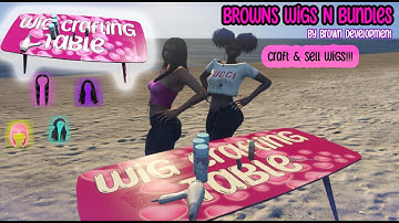 [QB/ESX] Browns Wigs N Bundles (Wigs Crafting & Selling) [FiveM]