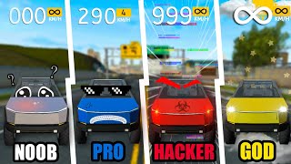 NOOB vs PRO vs HACKER vs GOD || Extreme Car Driving Simulator🤯! screenshot 4