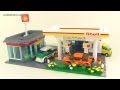 Custom LEGO Shell gas station & car wash MOC