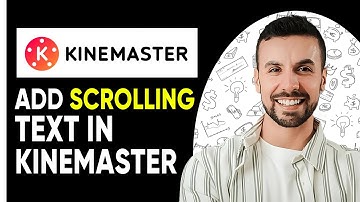 HOW TO ADD SCROLLING TEXT IN KINEMASTER - 2025  | Easy Tutorial
