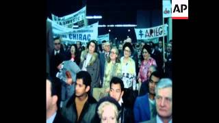 SYND 5 12 76 FORMER PRIME MINISTER CHIRAC SPEAKS AT GAULLIST RALLY