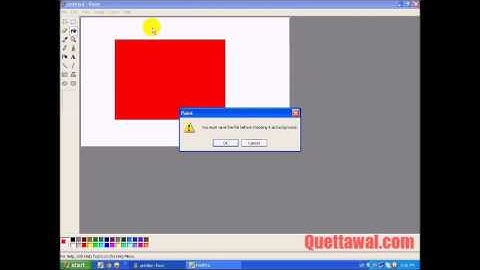 Computer Pashto Tutorial MS Paint Part 4
