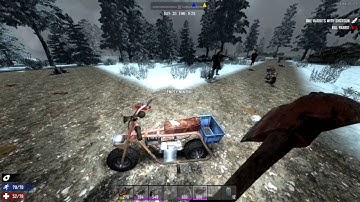 [22] Clearing The Snow Biome! (7 Days To Die Alpha 14)
