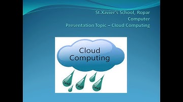 Cloud computing