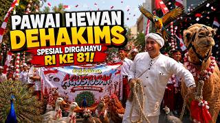 DIRGAHAYU RI KE 81, deHakims Pawai Bersama Hewan-Hewan dan Anak-Anak!