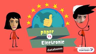 Electronic vs paper databases