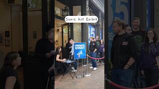 Sonic Art Exhibit #gaming #sonic #shorts @GamingtheOtter