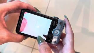 Sony wx50 baby blue - YouTube
