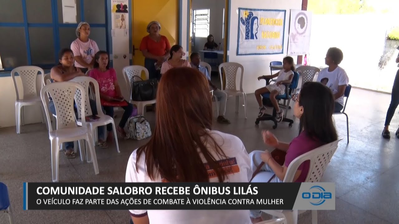 Comunidade salobro recebe ônibus lilás 18 08 2023