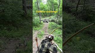 My friend shooting the #selfbow challenge at the Tennessee Classic #traditionalarchery #primitive