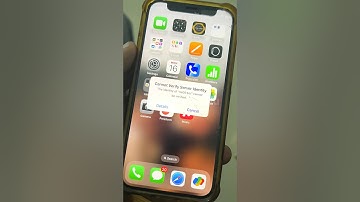 How to fix untrusted certificate error on iPhone