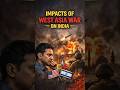 Impacts of West Asia War on India: Analyzing the Economic and Political Fallout"