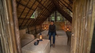 Incredible Girl Living Off Grid Built The Most Amazing Bamboo House
