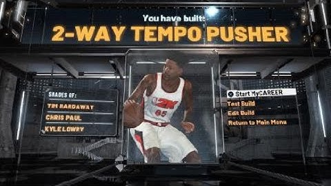 NBA 2K21 how to make a 2-way Tempo Pusher!!