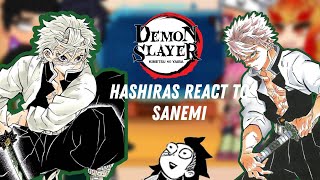 Hashiras react to each other / Sanemi / 1/9 / Demon Slayer / Gacha Club / rykeexx