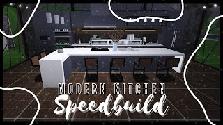 Bloxburg Modern Kitchen Speedbuild | Fiercewolf