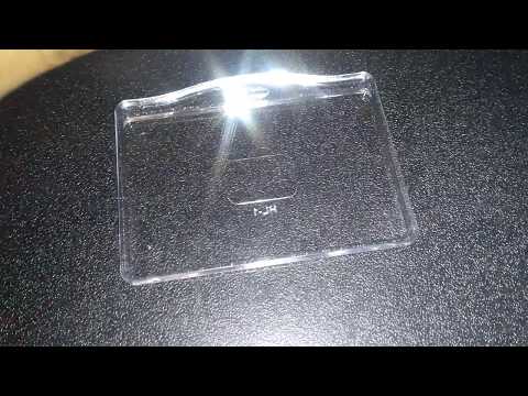 Transparent ID Card Holder HL-1 FOR CHEMICAL ID CARDS