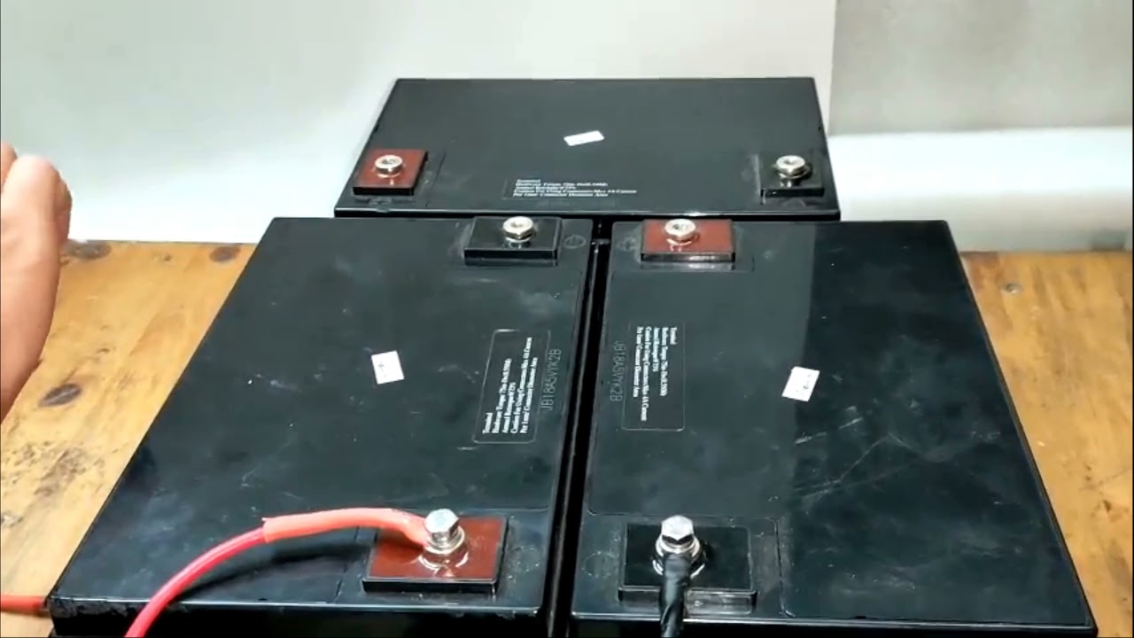 Hướng dẫn đấu nối tiếp 3 bình ắc quy 12VDC để ra tổ ắc quy 36VDC  || Nguồn dự phòng Apollo