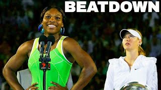 6 Times Serena Destroyed Sharapova | SERENA WILLIAMS FANS