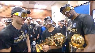 WARRIORS CELEBRATE 2017 NBA CHAMPIONSHIP | Behind The Scenes With NBA Champion Kevin Durant