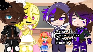 Fnaf 1 react to Afton family||⚠️TW⚠️||Gacha DJ ^0^||#aftonfamily||#fnaf