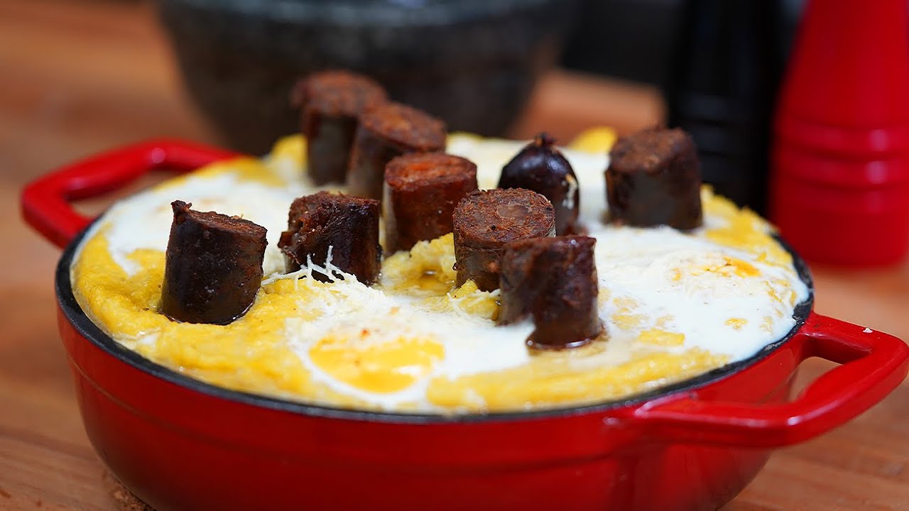 🌽 MAMALIGA 🧀 Branza de Oi 🍳 Ochiuri 🐷 Carnati de Porc la Cuptor | Șef ...