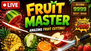 LIVE - Fruit Master Gameplay 🍉 Amazing Fruit Cutting Challenge | Satisfying Game Live screenshot 1