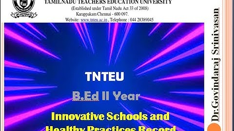 Innovative School Record|DrGS