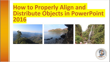 How to align and distribute objects in PowerPoint