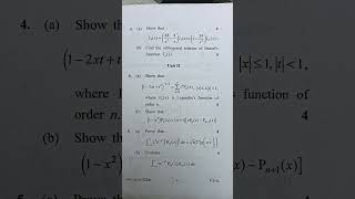 special functions and integral transform paper 2022 #crsu