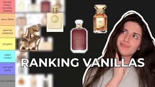tier ranking my followers' favorite vanilla perfumes