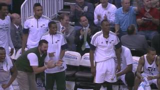 Rudy Gobert Crazy In Your Face Dunk Over Terrence Jones