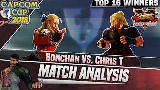 SFV AE Match Analysis: Capcom Cup 2018 TOP 16 - Bonchan vs. Chris T