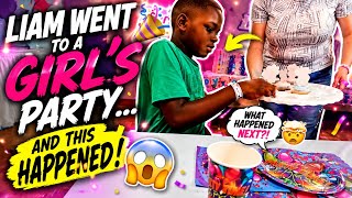 LIAM WENT TO A GIRL’S PARTY… AND THIS HAPPENED! 😱🎉