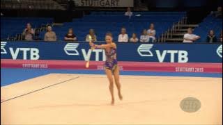 Neviana VLADINOVA (BUL) 2015 Rhythmic Worlds Stuttgart - Qualifications Clubs