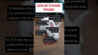 datos que te dejarán pensado #psicología