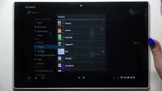 How to Change Device Theme on Sony Xperia Tablet Z - Add New Theme screenshot 2