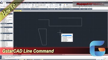 GstarCAD Line Command Basic Tutorial For Beginner